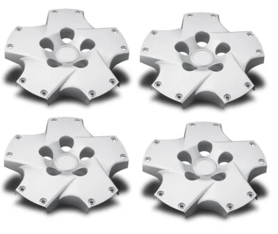 NEW Set SILVER Center Hub Caps that fit 2002-2010 LEXUS SC430 18" Alloy Wheel - Image 1 of 3