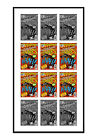 Black Comic Book Frame w/ White Mat To Display 12 Current Era Comics