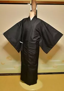 Herren Kimono Japanisch Vintage Morgenmantel (Synthetische Chemiefaser?) /894 - Bild 1 von 6