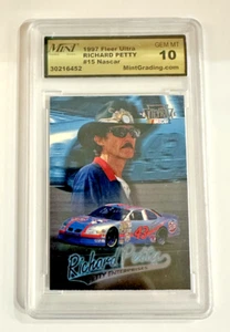 RICHARD PETTY 1997 FLEER ULTRA GRADED GEM MINT 10 BY MINT GRADING SERVICES - Picture 1 of 2