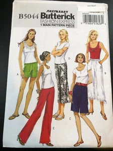 Butterick Pattern B5044 Ms Easy Fashion Express Shorts ~ Capris & Pants w/Opts - Picture 1 of 2