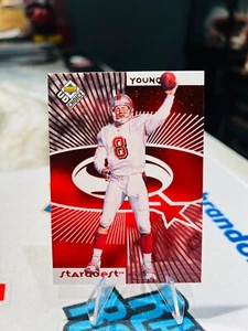 1998 Upper Deck UD Choice - Starquest Steve Young #9 RED SAN FRANCISCO 49ERS - Picture 1 of 2