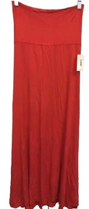 NEU LuLaRoe Large einfarbig rot Slinky Viskose Mischgewebe Maxirock Kleid - Bild 1 von 8