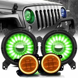 Faros antiniebla LED Demon para Jeep Wrangler JL JLU Gladiator JT 2018-2025 - Imagen 1 de 24