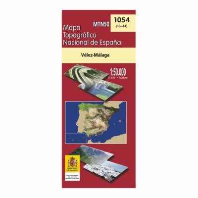 Spain map 1054: Velez-Malaga hiking walking topographic 1:50K
