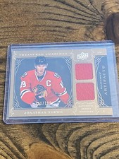 Jonathan Toews 2009-10 Upper Deck Artifacts Treasured Swatches Dual Jersey /199
