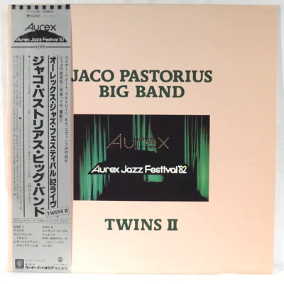 JACO PASTORIUS Big Band - Twins II  1982 Japan-only LP  NM OBI/insert - Image 1 of 4