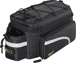 ROCKBROS Bicycle Carrier Bag Trunk Bag 13L-25L Bike Rear Rack Bag Cargo Rack Bag - Picture 1 of 8