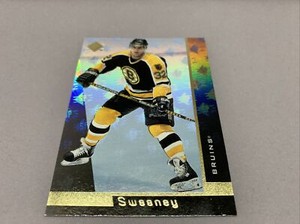 1996-97 Upper Deck "SP" Hockey Sample Promo Card #10 Don Sweeney Boston Bruins