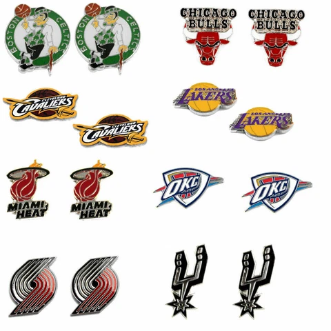 NBA Fan Stud Post Earrings Cover