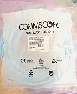 1 x LAN Kabel GS8E-LB-50FT Systimax Patchkabel - Picture 1 of 2