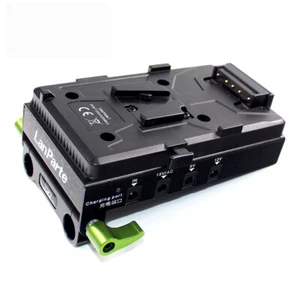 Lanparte Sony V-Halterung Batterieplatte HDMI Spliter mit C300/C100 DC Netzkabel - Bild 1 von 6