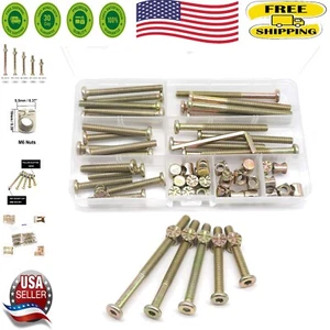 25-Piece Crib Screws & Bolts Assortment Kit for Safe Baby Furniture Assembly - Picture 1 of 9