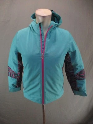 Chaqueta aislante SPYDER talla M (10-12) niñas cremallera completa cuello alto bolsillo 649 Foto 1 de 4