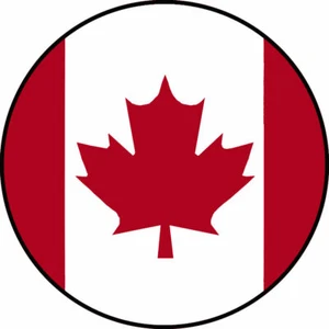 Canadian Flag Spare Tire Cover All Sizes-back up camera optional - Picture 1 of 6