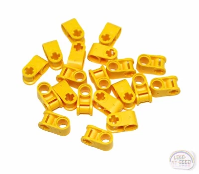 LEGO Technic - Perpendicular Axle & Pin Connector - Yellow - New - (6536, EV3) - Image 1 of 4