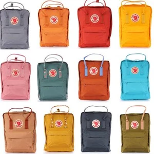 Fjallraven Kanken 23510  Classic Unisex Water resistant Zip Backpack Colours - Picture 1 of 55