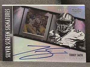 2016 Panini Torrey Smith Auto On Card #18/25 Silver Screen - Picture 1 of 2