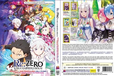 Re:Zero -Starting Life in Another World (Season 1-3 + OVA ) ~English Dubbed~ DVD - Image 1 of 4