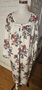 CAMISÓN nuevo con etiquetas ADONNA Marfil Vellón Rosa Floral Talla XXL - Imagen 1 de 9