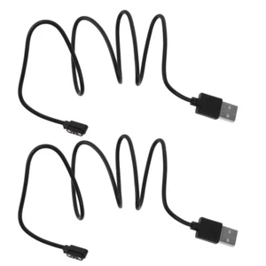 2 Pezzi Cavo di Ricarica Dati Micro Usb Magnetico Portatile Caricatore Orologio - Foto 1 di 12