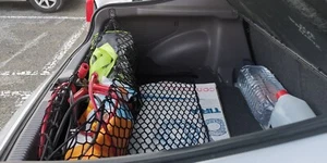 Rear Trunk Floor + Envelope Style Cargo Nets for TOYOTA CELICA 2000-2005 New - Picture 1 of 23