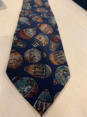 Corbata de seda metropolitana Lord & Taylor con globos aerostáticos surtidos ~ Italia Foto 1 de 4