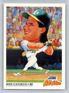 1991 Score Set Break Jose Canseco #398 Oakland Athletics - Picture 1 of 2