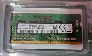 SAMSUNG 4GB 1x4GB 1Rx16 PC4 2400T M471A5244CB0-CRC DDR4 260Pin (862397-850) - Picture 1 of 4