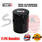 Tightvac Tightpac - 3oz/75grams Vacuum Sealed Food Spice Container - Black