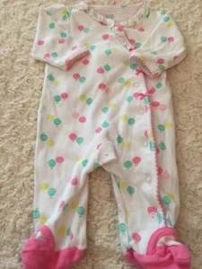 Pijama manga larga Just One You Girls blanco rosa globos aerostáticos 3 meses - Imagen 1 de 8