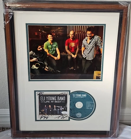 Eli Young Band Signed Life at Best CD Autographed  JSA Authenticated Cover