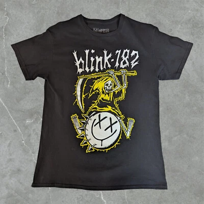 Blink-182 | 2023/24 World Tour T-Shirt Men Medium Short Sleeve Punk Rock Black - Image 1 of 4