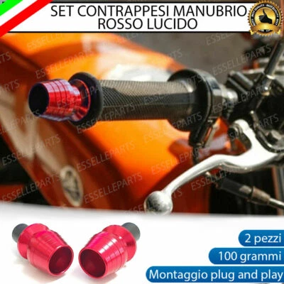 BILANCIERI MANUBRIO STABILIZZATORI KAWASAKI Z 750 ALLUMINIO ROSSO - Immagine 1 di 3
