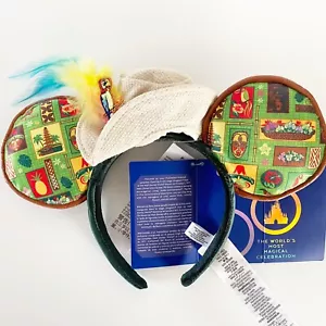 Disney World 50. Mickey verzauberter Tiki Raum Hauptattraktion Stirnband Ohren NEU - Bild 1 von 6