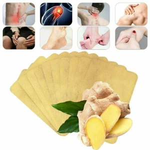 60X Ginger Body Hot Foot Detox Patches Heating Neck Knee Pain Relief Detox Patch - Picture 1 of 16