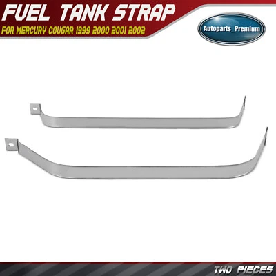 2 correas de tanque de combustible de acero para Mercury Cougar 1999-2002 XS8Z9092BB XS8Z9092AB Foto 1 de 4