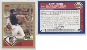 2003 Topps Traded & Rookies Gold /2003 Lew Ford #T171 Rookie RC
