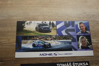 1 Stück Rallye Autogrammkarte Renault Clio R 3 Carsten Mohe / Andrea Lieber  - Bild 1 von 2