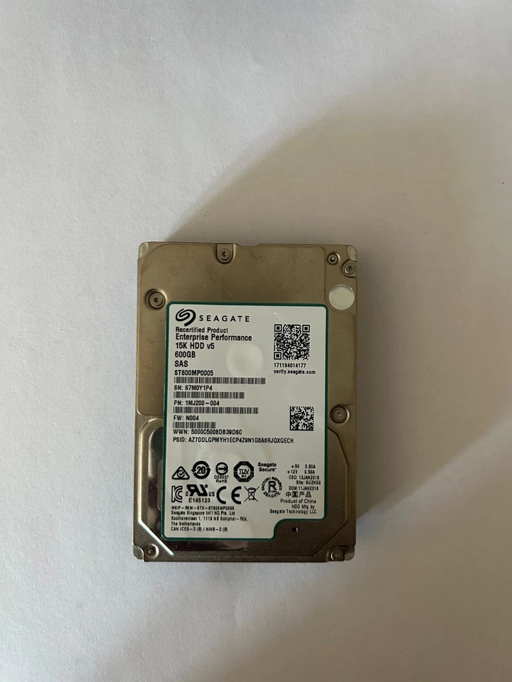 Seagate ST600MP0005 600GB Internal 15K RPM 2.5'' SAS Hard Drive - Image 1 of 1