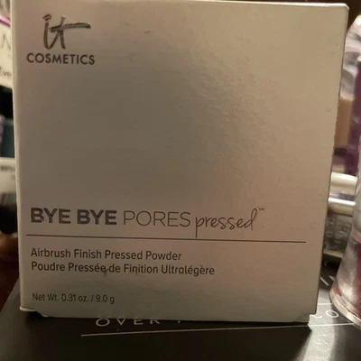 IT COSMETICS BYE BYE PORES PRESSED POWDER TRANSLUCENT FULLSIZE 0.31 OZ Db4 - Image 1 of 2