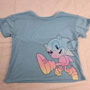 Sonic The Hedgehog Kids Pajamas Set Size 8 - Picture 1 of 7