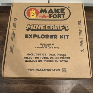 Pulito! Completo - Minecraft Explorer Kit MAKE-A-FORT Set Costruzioni Castello - Foto 1 di 4