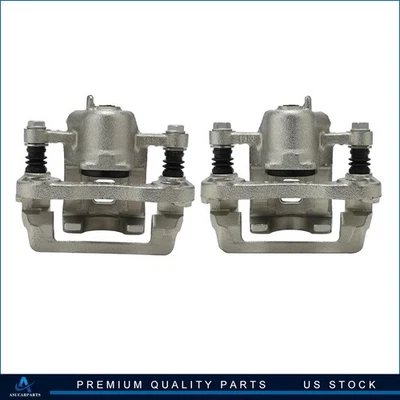 Par de pinzas de freno traseras con soporte para Hyundai Sonata 2006 2007 2008 Foto 1 de 4