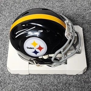 Pat Freiermuth Autographed Steelers Signed Mini NFL Football Helmet Beckett - Picture 1 of 4