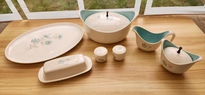 Vintage Taylor Smith Ever Yours Boutonniere 10 Piece Serving Set- MCM - Picture 1 of 11
