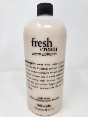 Philosophy Fresh Cream Warm Cashmere body lotion  32 Oz NEW - Image 1 of 4