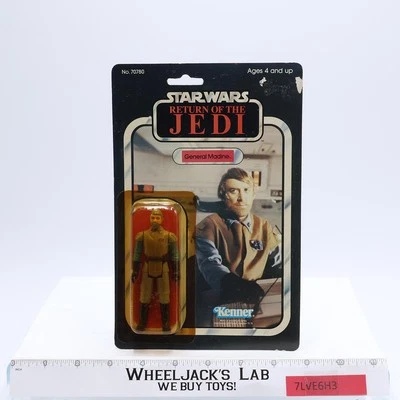 Figura Kenner General Madine Taiwan 65 Back-B Star Wars ROTJ 1983 NUEVO SELLADO Foto 1 de 4