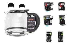 Jarra de vidrio de repuesto para cafetera 12CUP, apta con Hamilton Beach 49902/... - Imagen 1 de 6