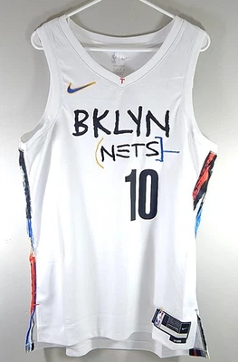Camiseta Ben Simmons #10 Brooklyn Nets Nike x Basquiat City Edition Blanca Nueva L Foto 1 de 3